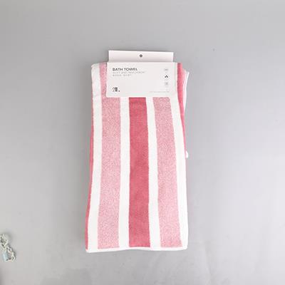 Wide Stripe Bath Towel