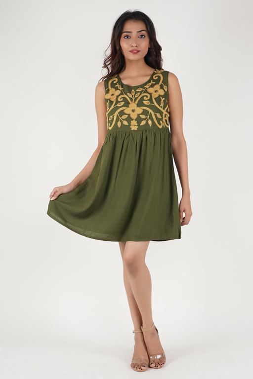 BEACHWEAR-MIDI DRESS-RAYON-CC-33