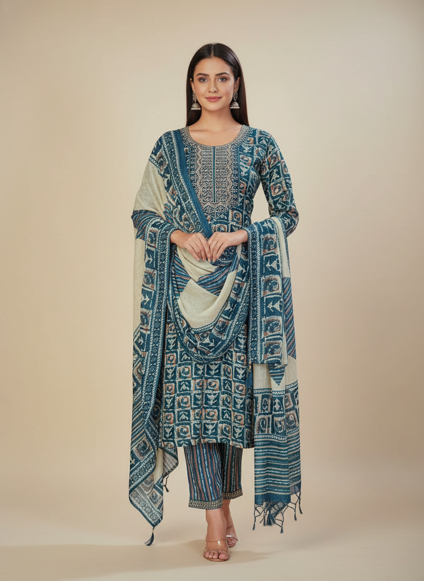 WOMEN ETHNIC CHURIDHAR (3PC)