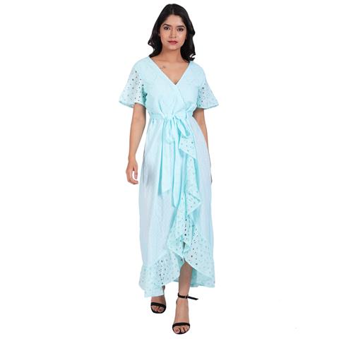 BEACHWEAR-MAXI DRESS-COTTON-ZIN VZG-138