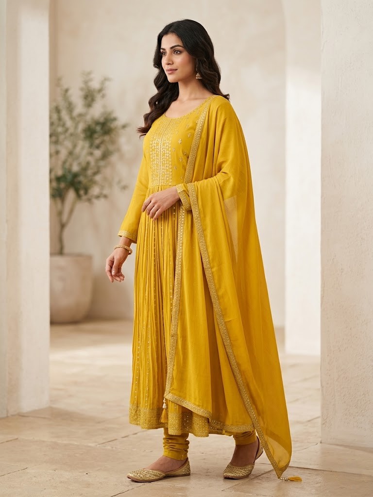 LADIES CHURIDHAR L/P LS