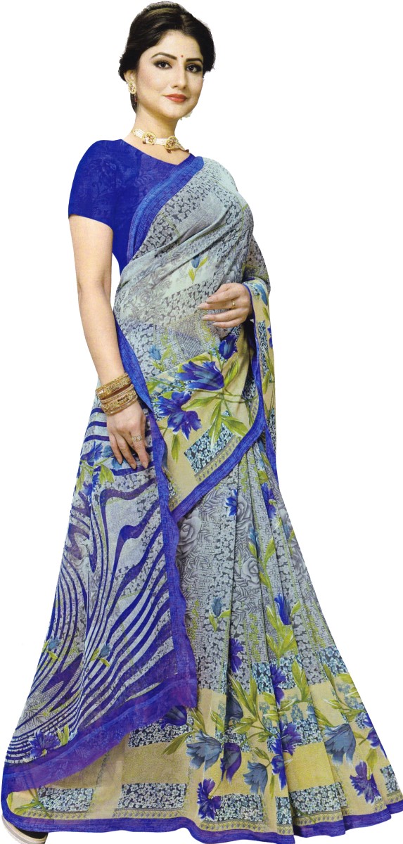 SAREE S-GEORGETTE-PRINTED-ASM 8492 I