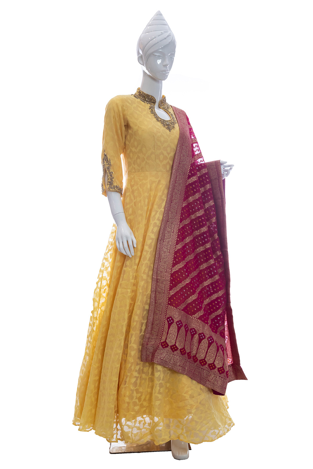 LAD CHURIDAR-SYN/GOWN-LP CHURI LS-RTM 02/20-34