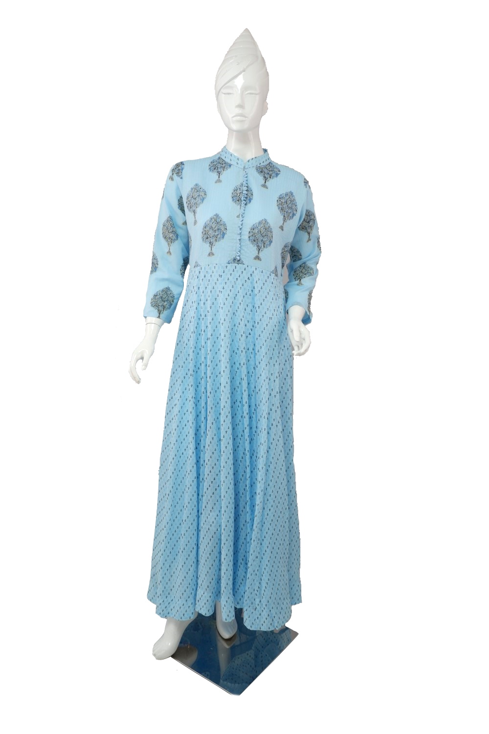 LAD KURTI-COTTON-LONG-RTM 02/20-10