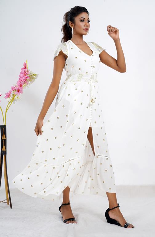 WOMEN WESTERN MAXI DRESS