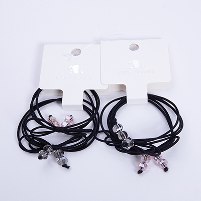 Simple Crystal Hair Tie Set-2 pcs