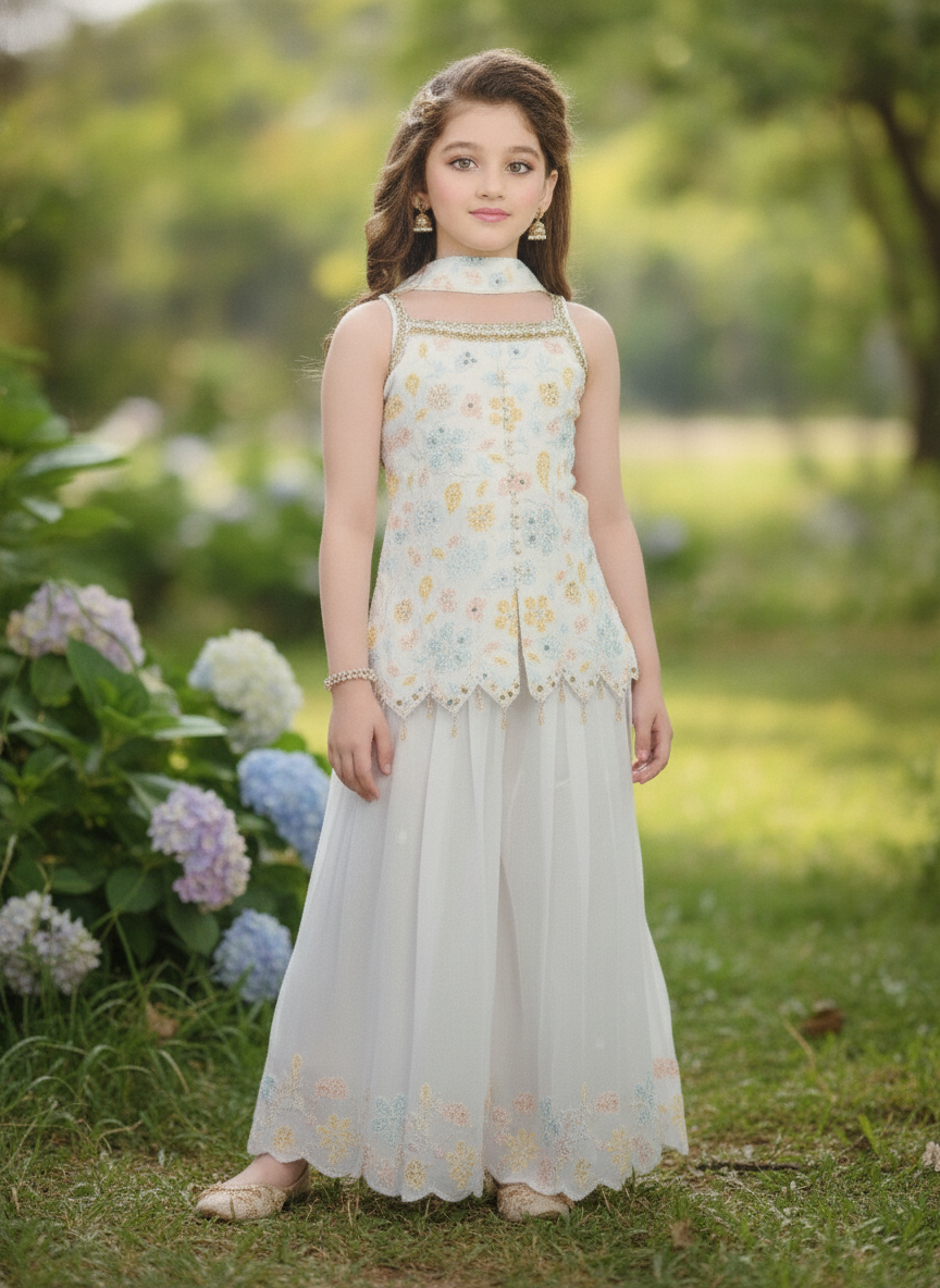 GIRLS CHURIDHAR (3PC)