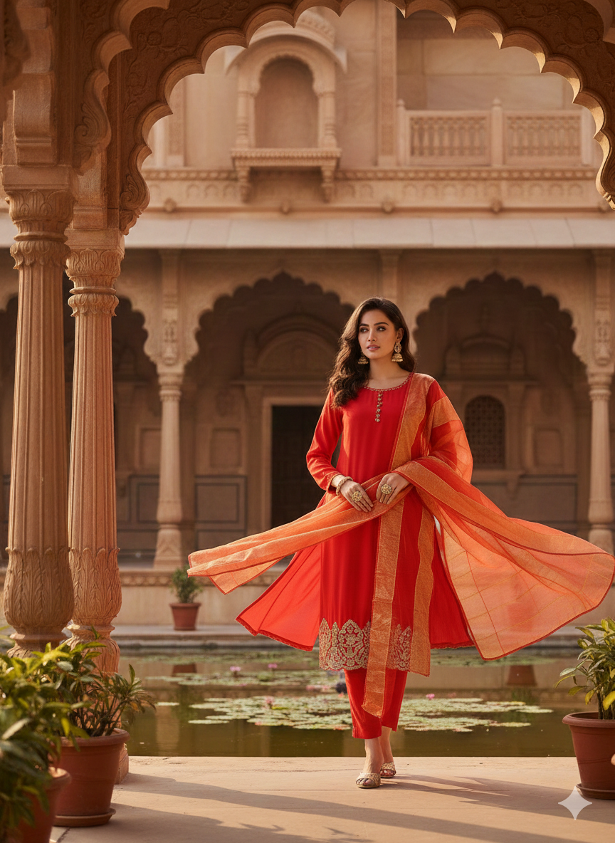 LADIES CHURIDAR L/P LS