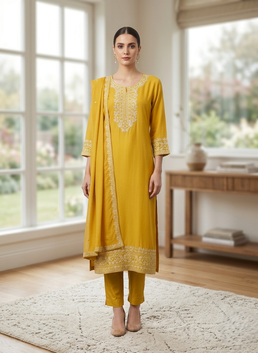 WOMEN ETHNIC CHURIDHAR (3PC)