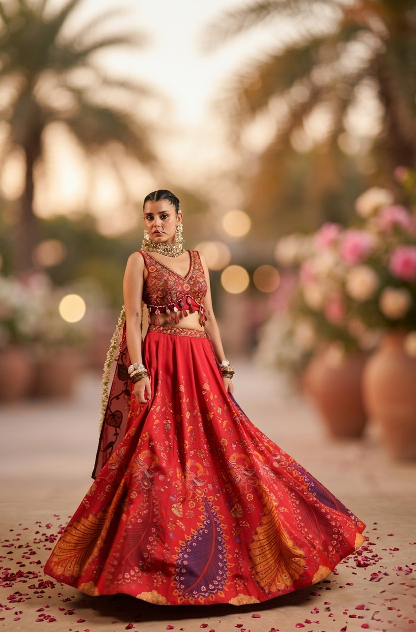 WOMEN ETHNIC CROP TOP