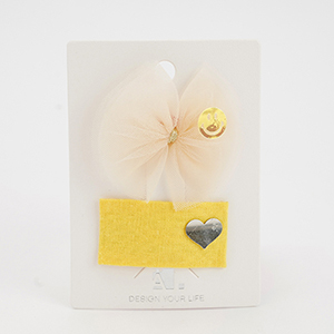 Children's Glitter & Smile Hair Clip Set