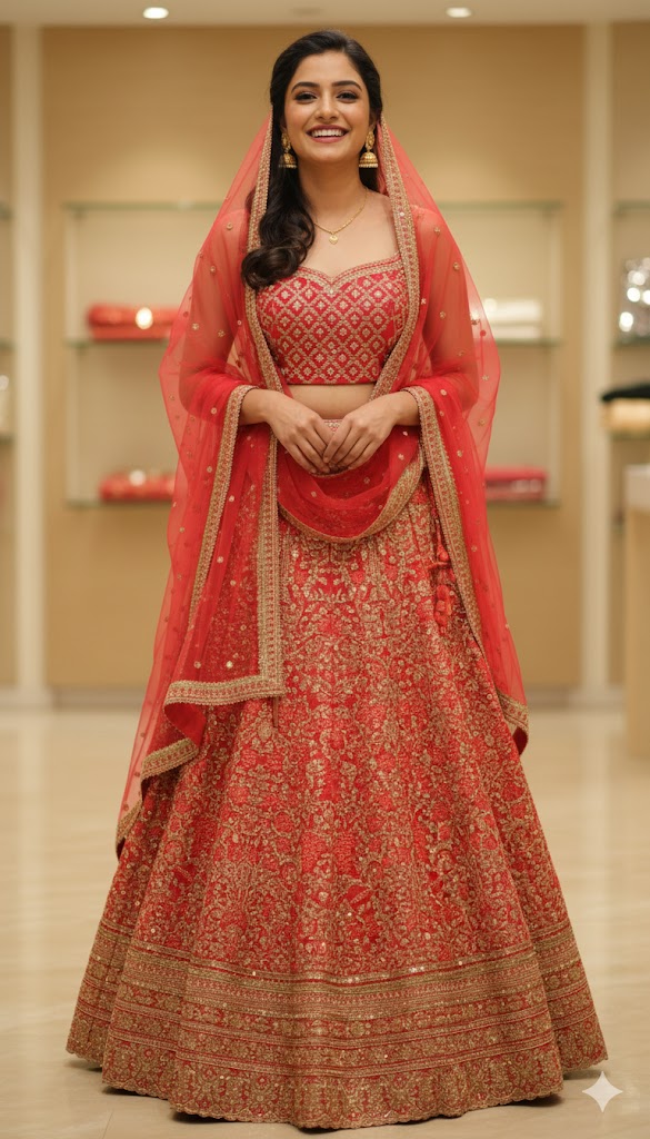 LEHENGAS-SATIN-SEMI-STITCH-SPF 76917