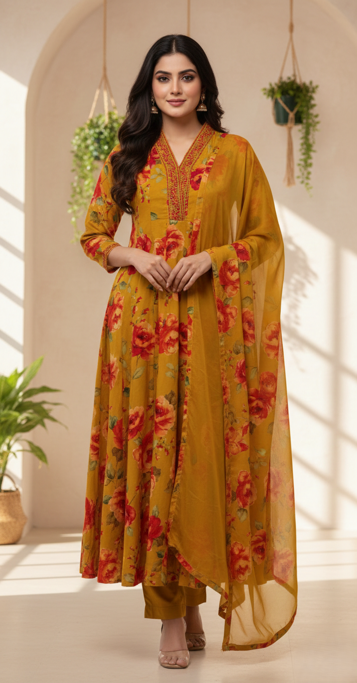 WOMEN ETHNIC CHURIDHAR (3PC)