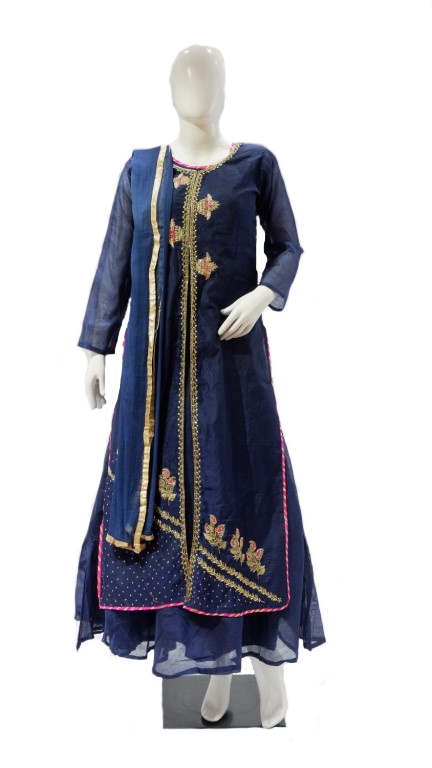LAD CHURIDAR-SYN/GOWN-LP CHURI LS-SHIV 2/20-30