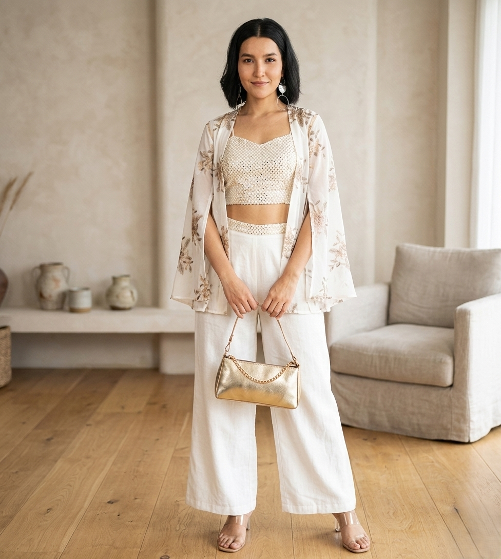 LADIES CHOLI SEQUENCE + PALLAZO