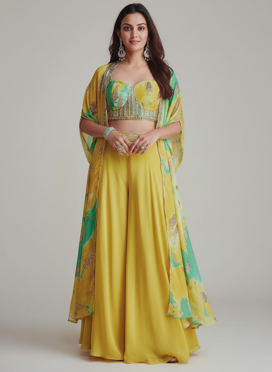 WOMEN ETHNIC CROP TOP