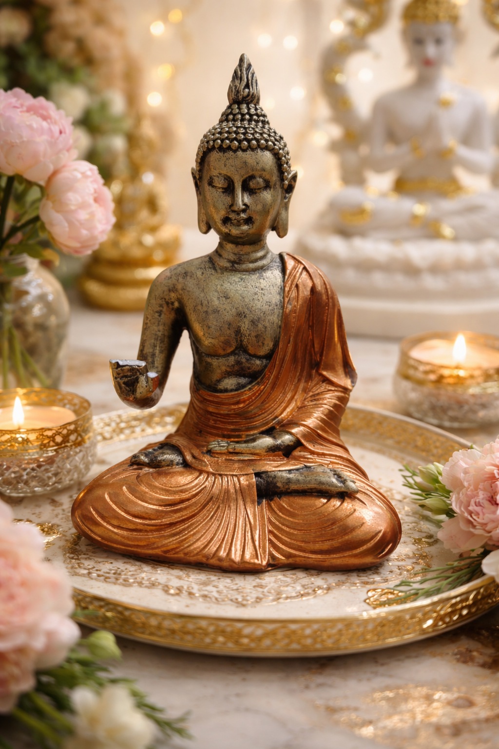 HSHOLD/GIFT-POLY FIGURIN-GAUTAM BUDDHA-BD-01