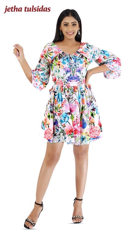 WOMEN WESTERN-SHORT DRESS
