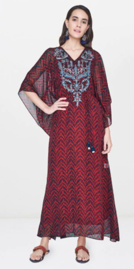 BEACHWEAR-LONG DRESS-COTTON-19GS185MXPG