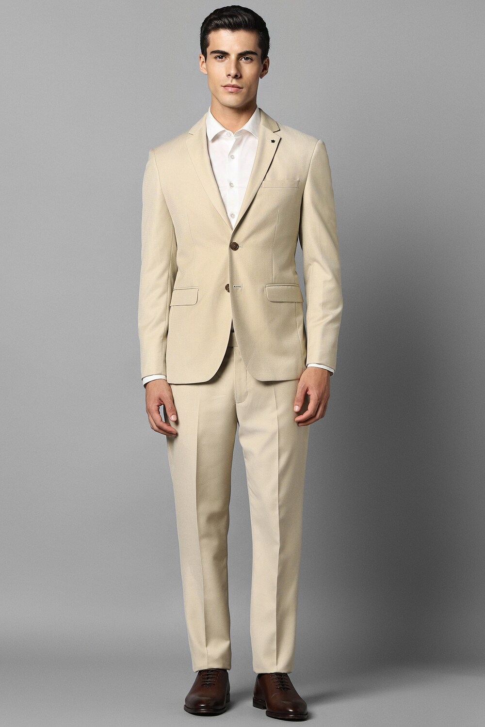 MEN SLIM SUITS TEXTURED