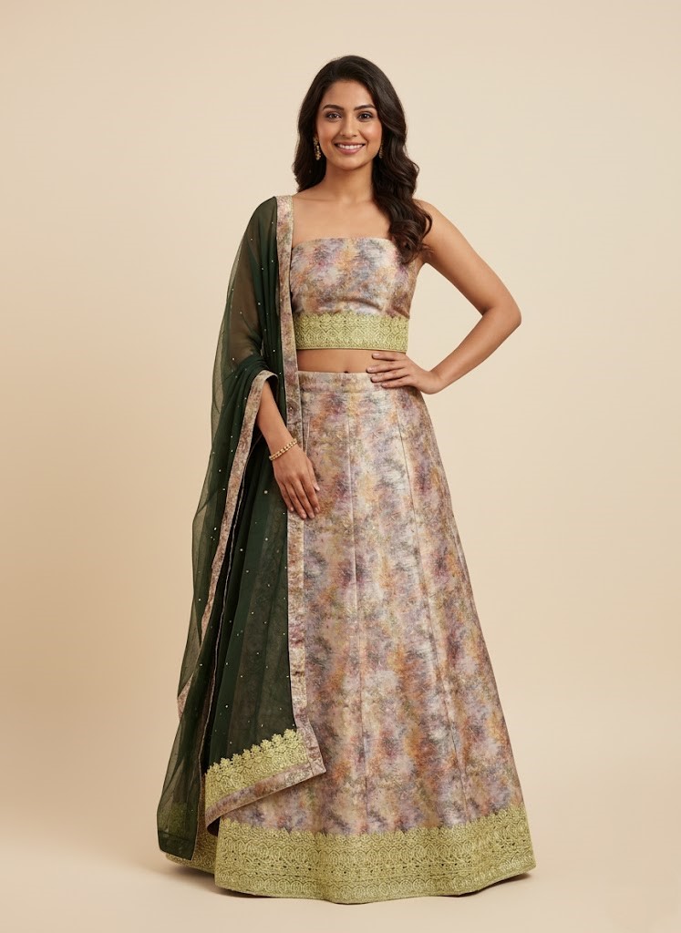 LADIES LEHENGA PRINTED