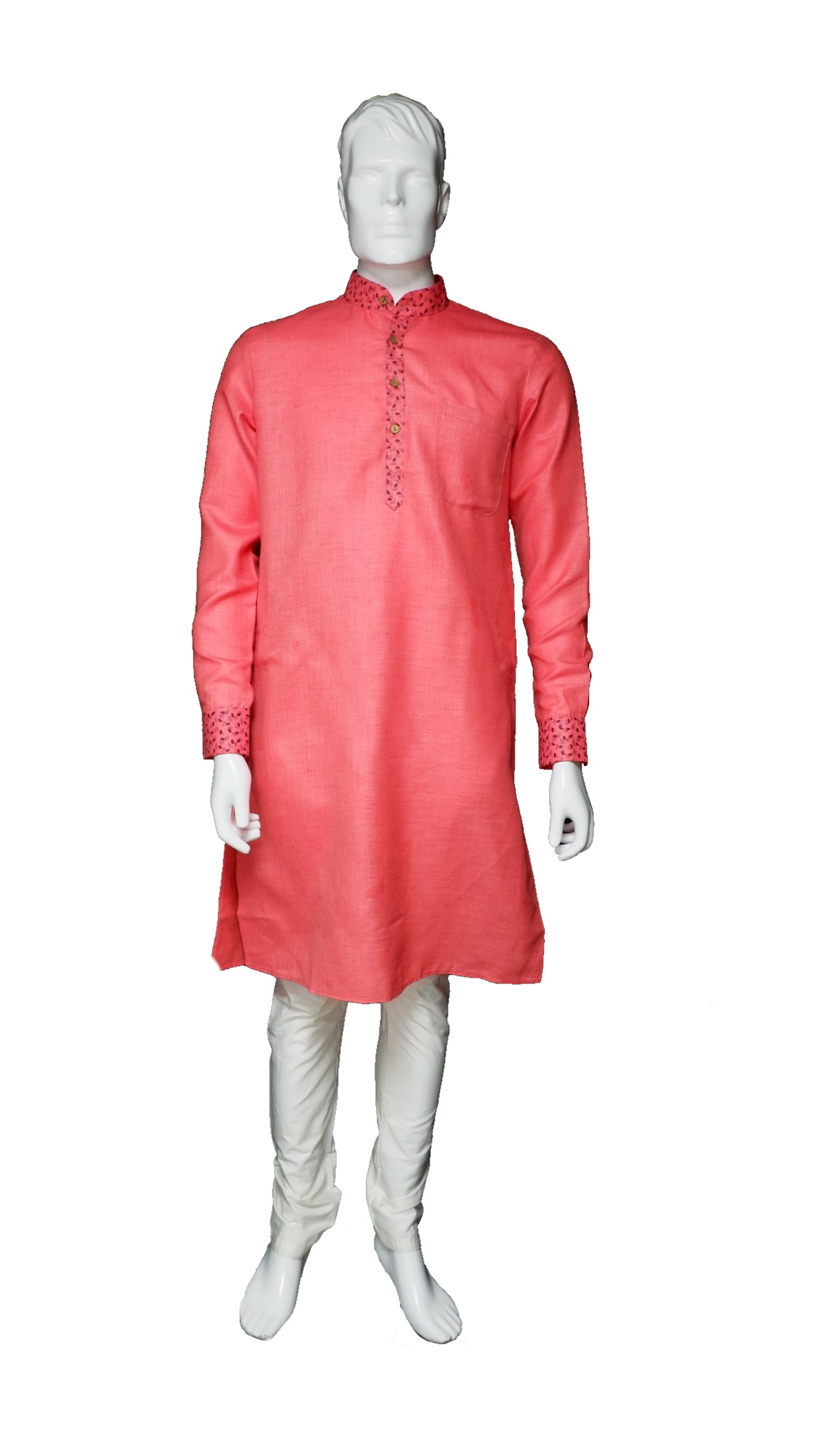 MENSWEAR-KURTA PYJAMA-COTTON-3971 A