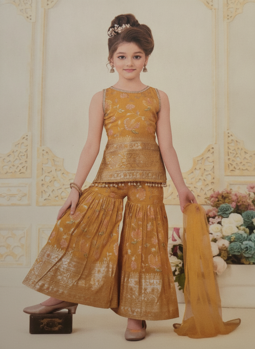 GIRLS CHURIDHAR (3PC)