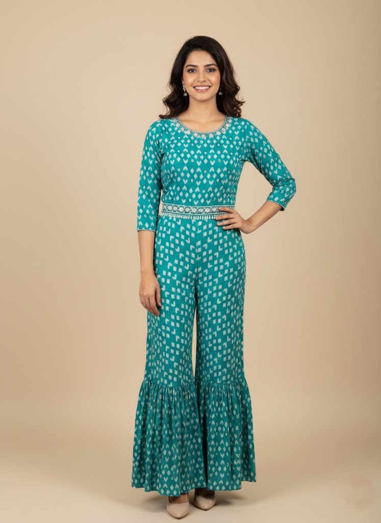 LADIES JUMPSUIT PRINTED