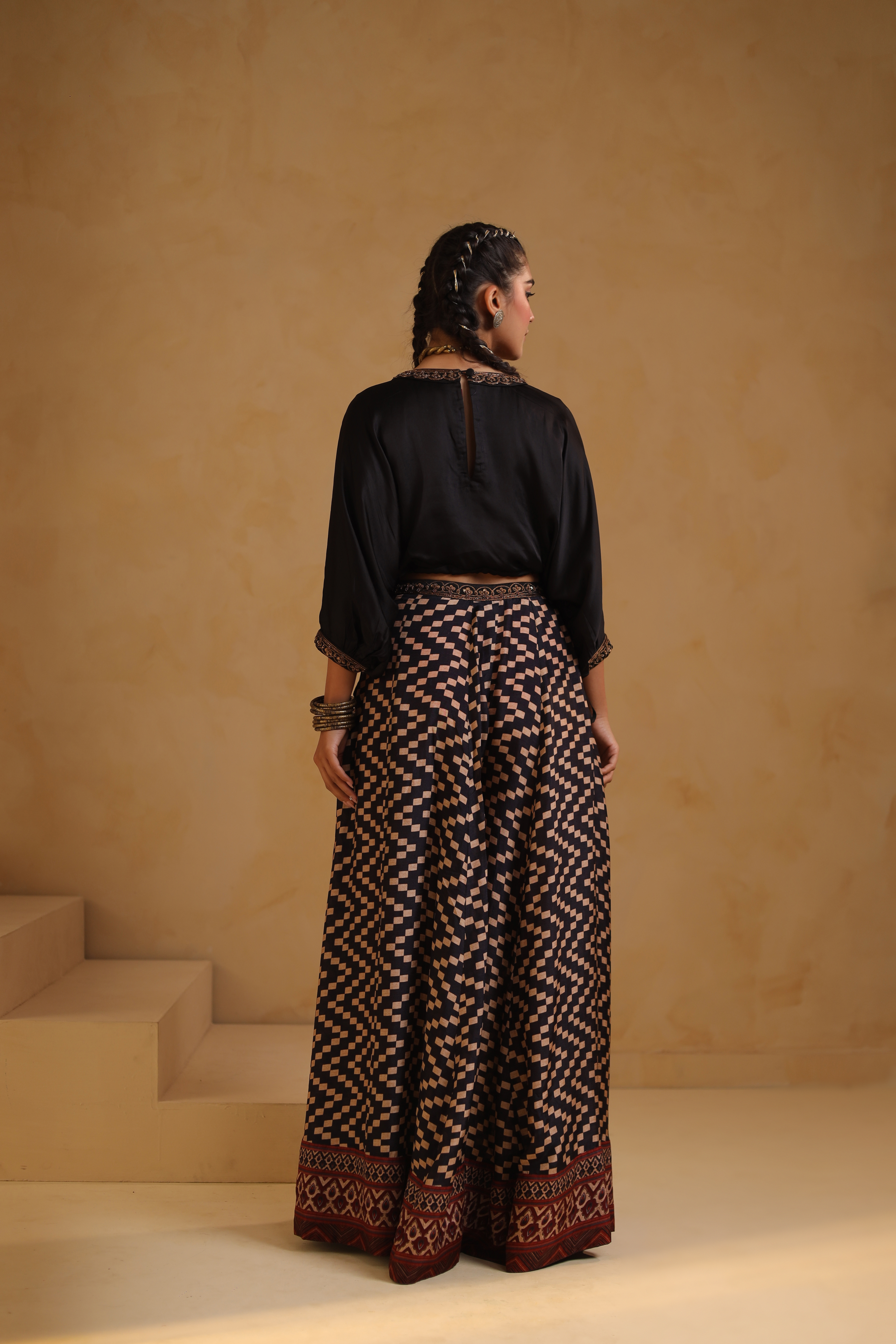 WOMEN ETHNIC CROP TOP