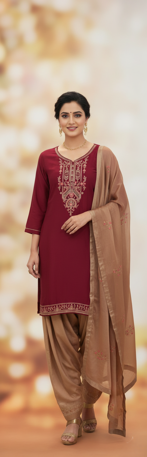 LADIES CHURIDHAR L/P LS