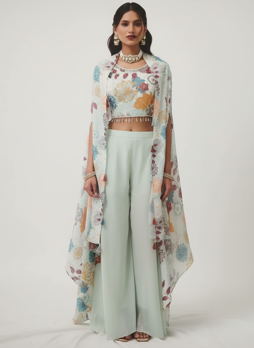 WOMEN ETHNIC CROP TOP
