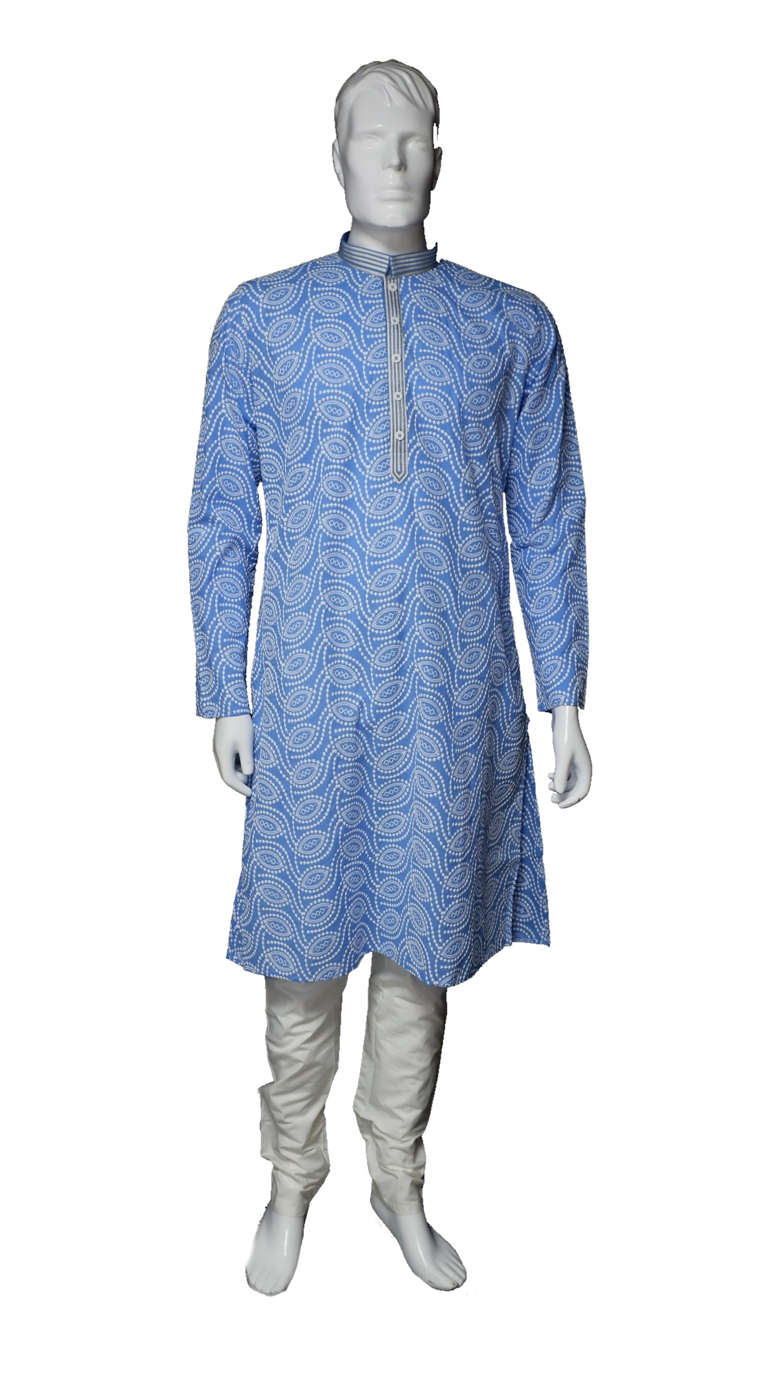 MENSWEAR-KURTA PYJAMA-COT/CHICKAN-3035