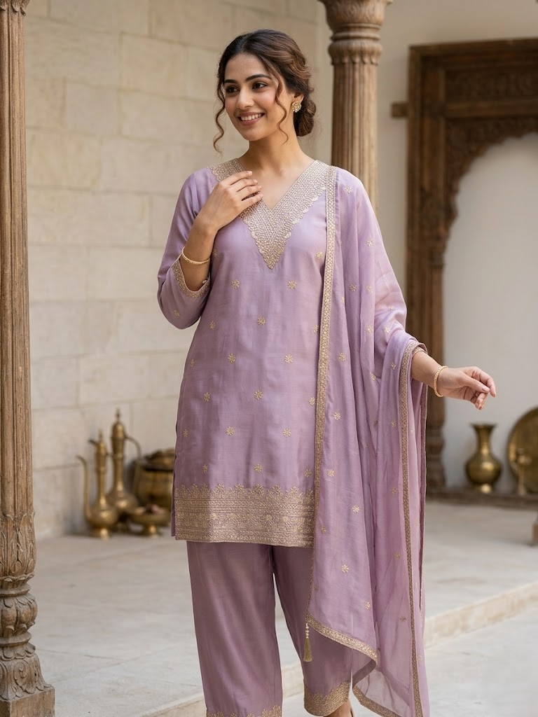 LADIES CHURIDAR SHORT TOP