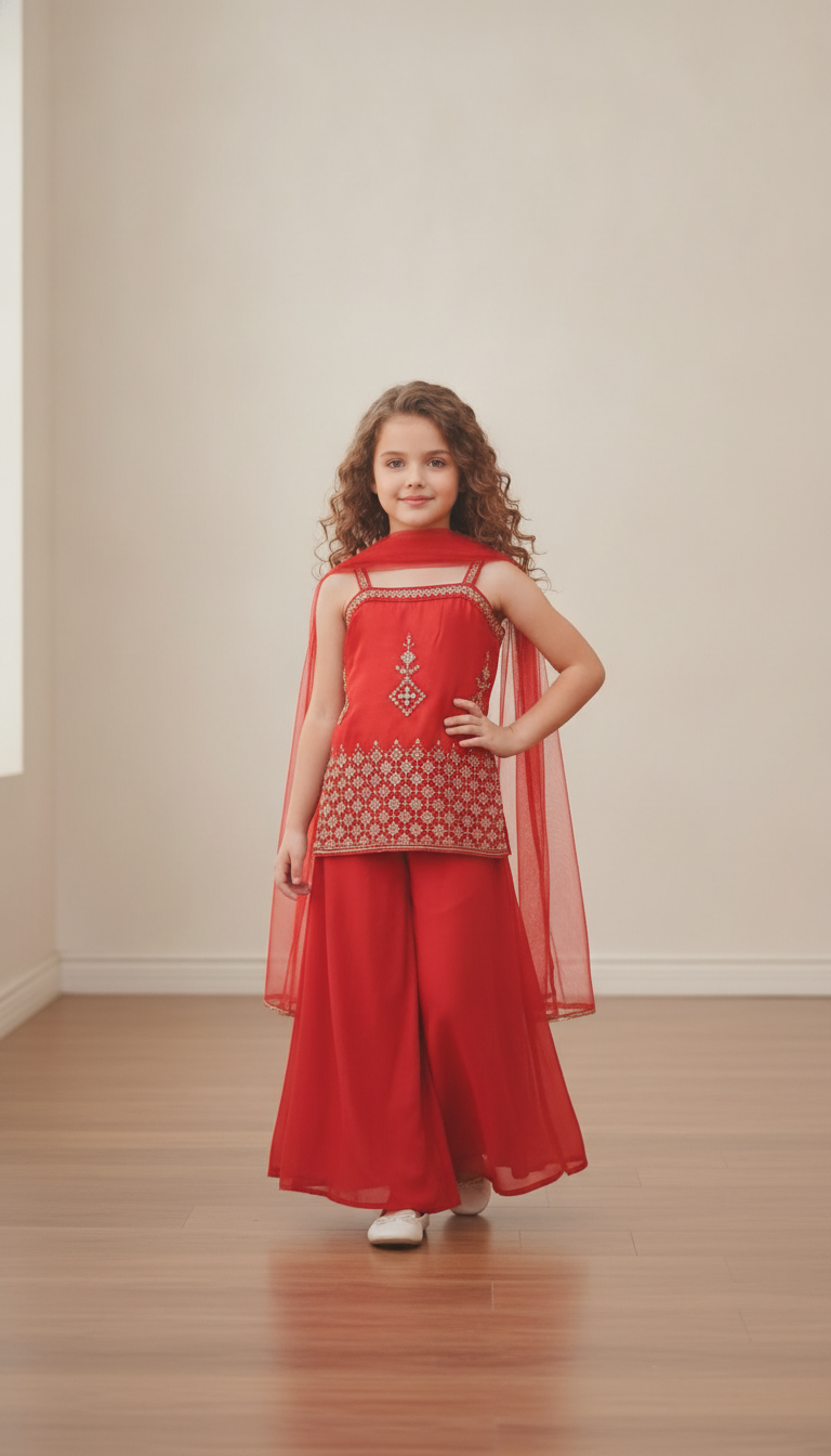GIRLS CHURIDHAR (3PC)