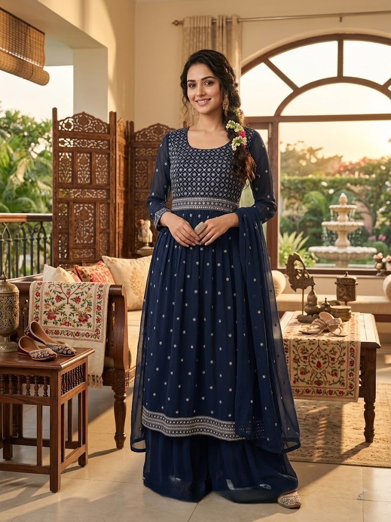 LAD CHURIDAR-SYN-ST/CUT-LP PALAZO LS-RTM 03/22-25