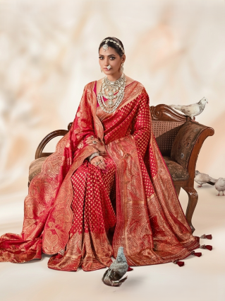 SAREES WITH DUPATTA