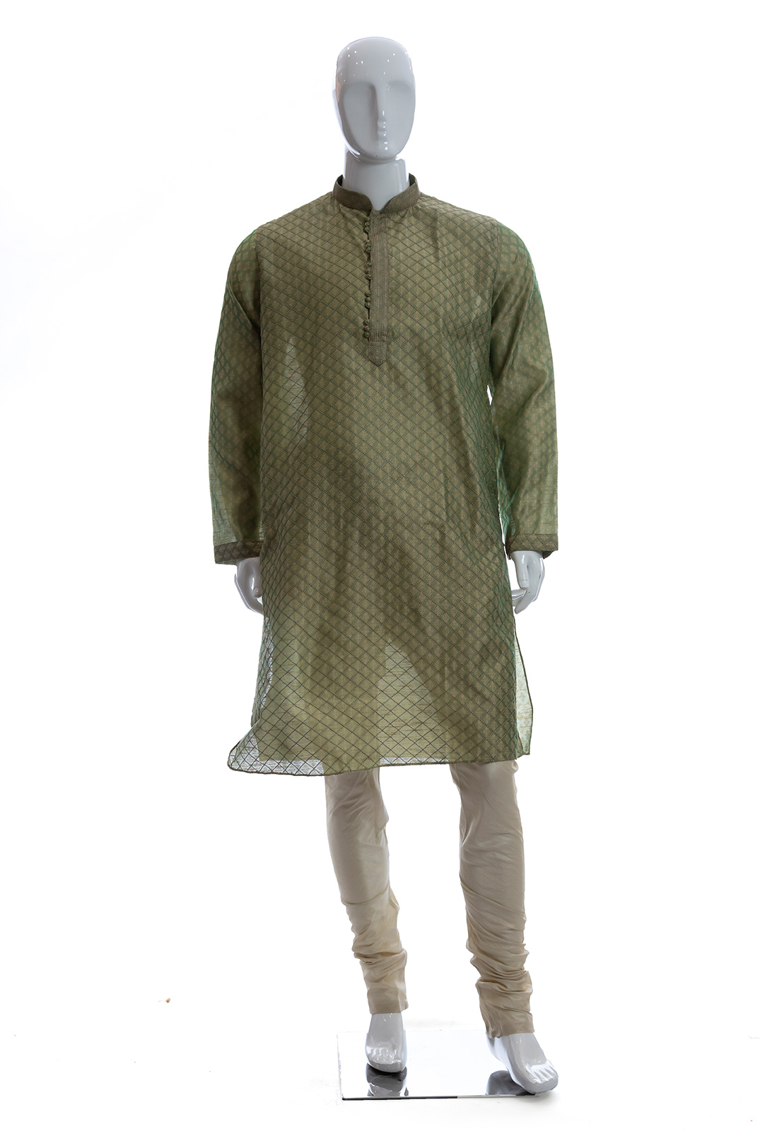 MENSWEAR-KURTA PYJAMA-SYNTHETIC-KSF 740   P