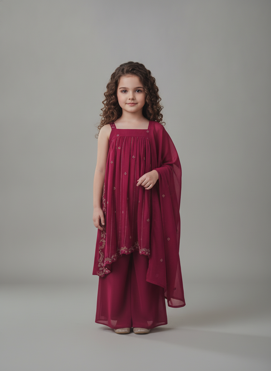 GIRLS CHURIDHAR (3PC)