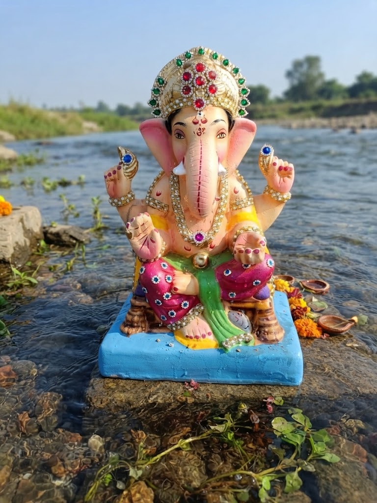 BIO DEGRADABLE CLAY GANESH