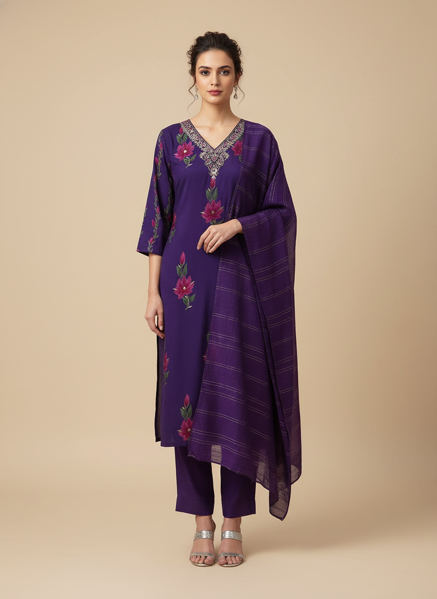 WOMEN ETHNIC CHURIDHAR (3PC)