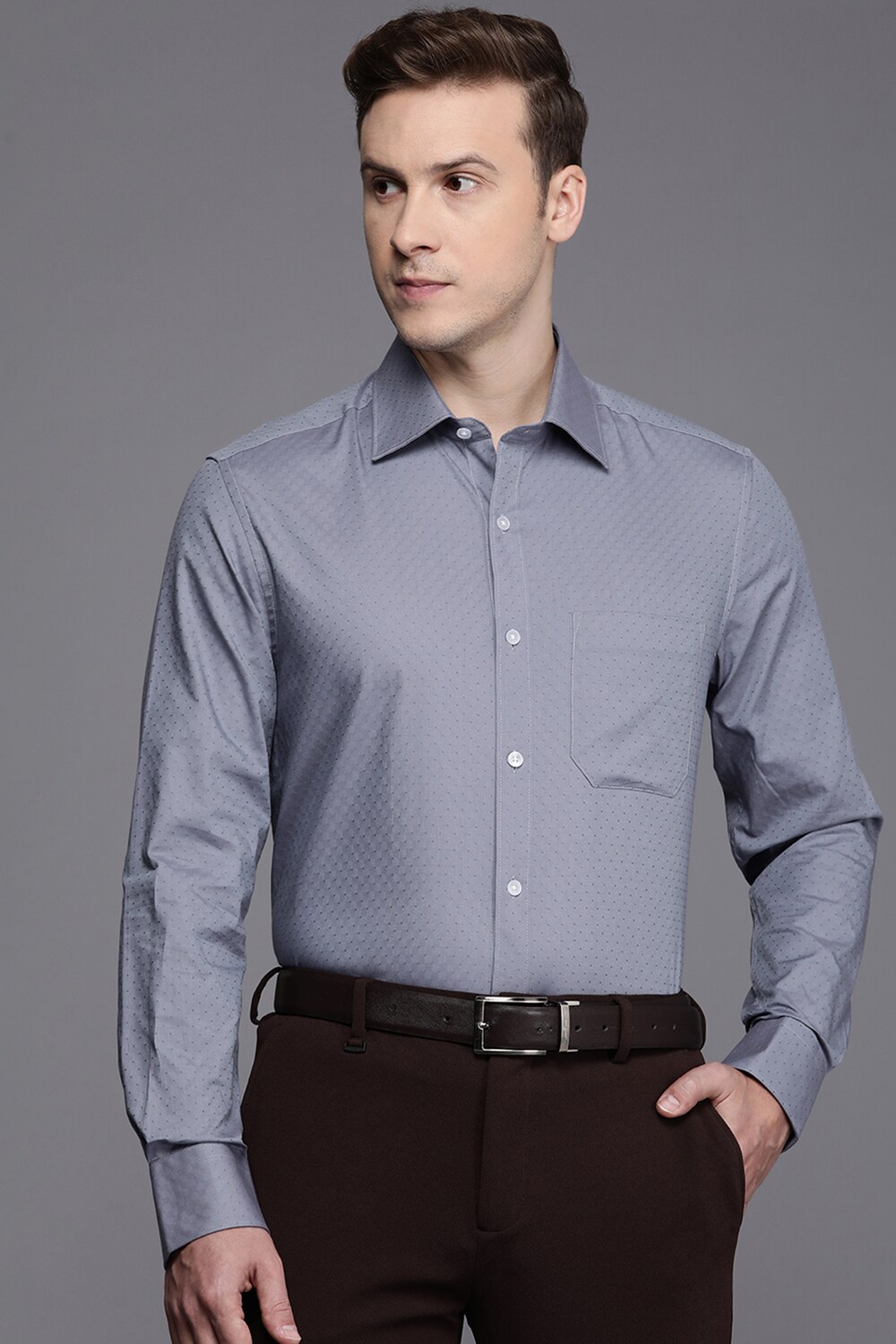 MEN SHIRT Textured