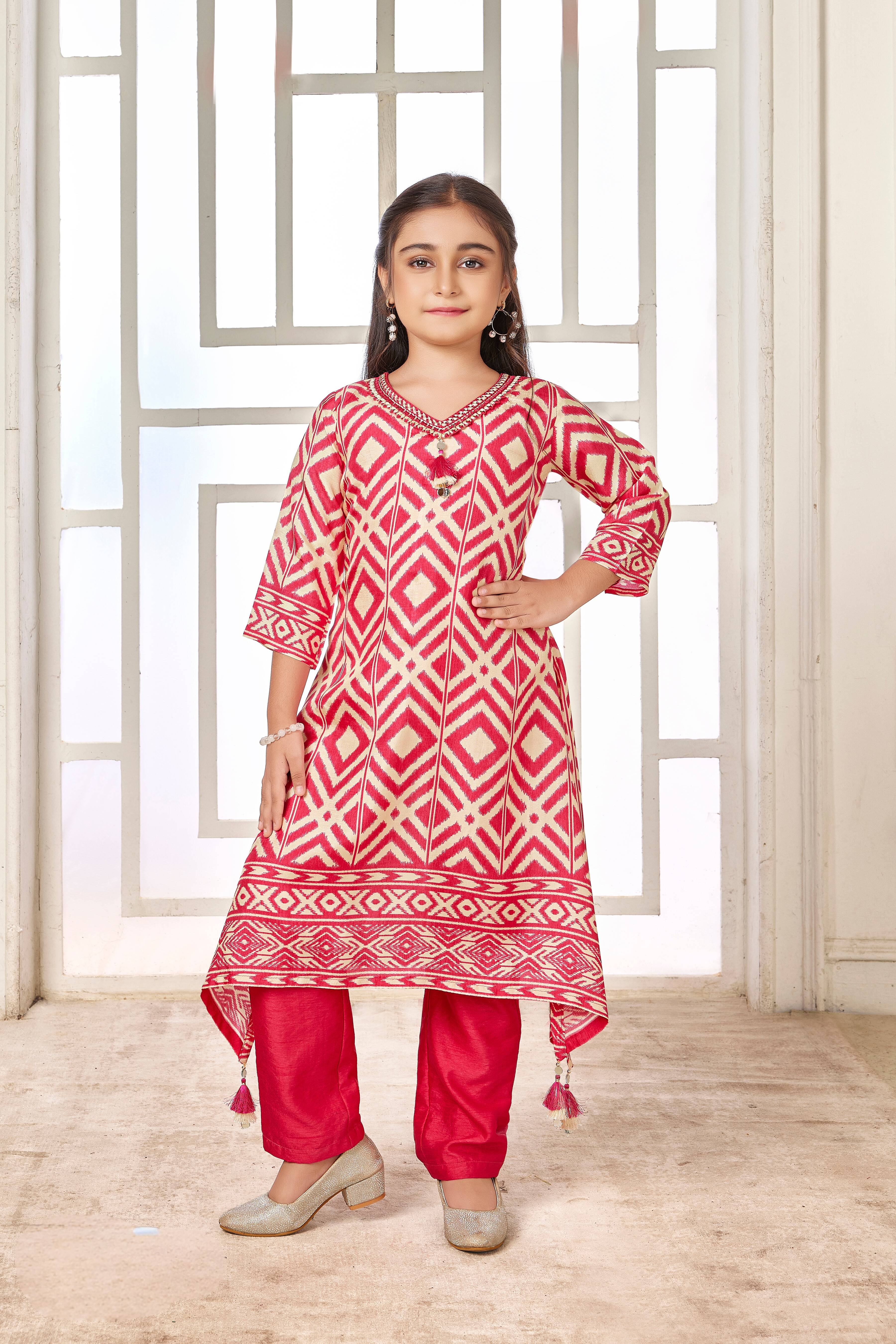 GIRLS CHURIDAR L/S