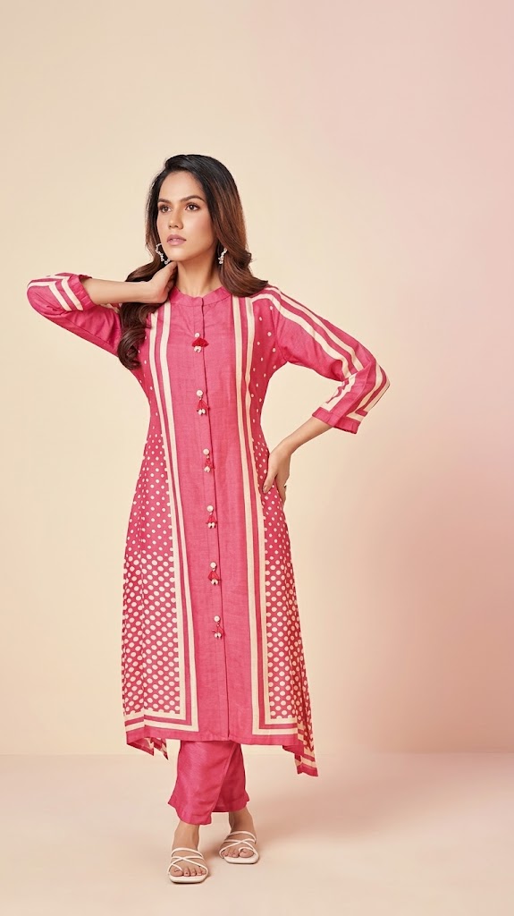 WOMEN ETHNIC KURTI SET (2 PCS)
