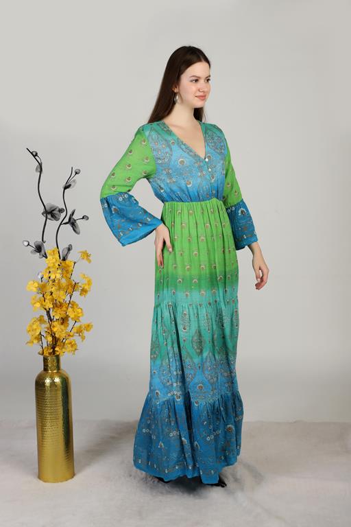 WOMEN WESTERN MAXI DRESS