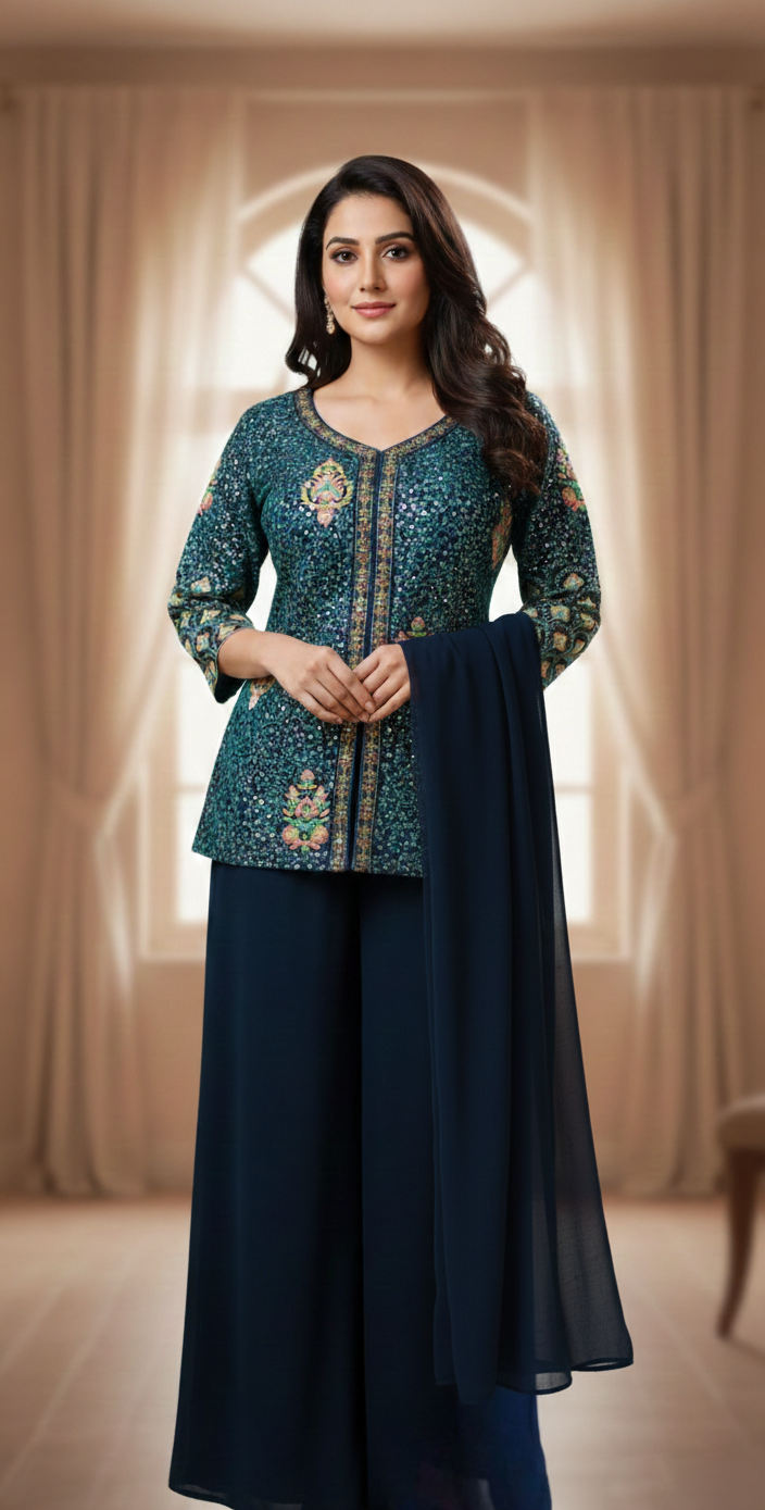 LADIES SHORT TOP L/S