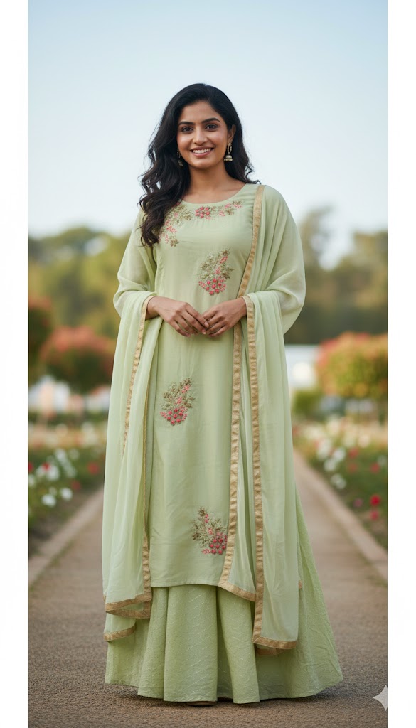 LAD CHURIDAR-SYN/GOWN-WITH JACKET-SHIV2/20-38C