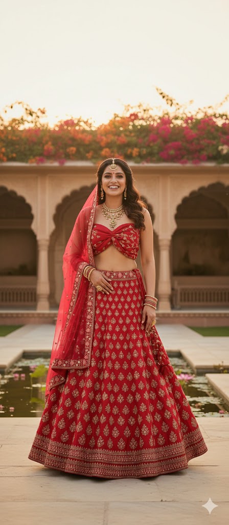 LEHENGAS-DUPION-SEMI-STICHED-M/IN-2/9643