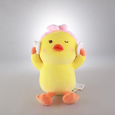 Stuffed Toy - Washing Face Duck