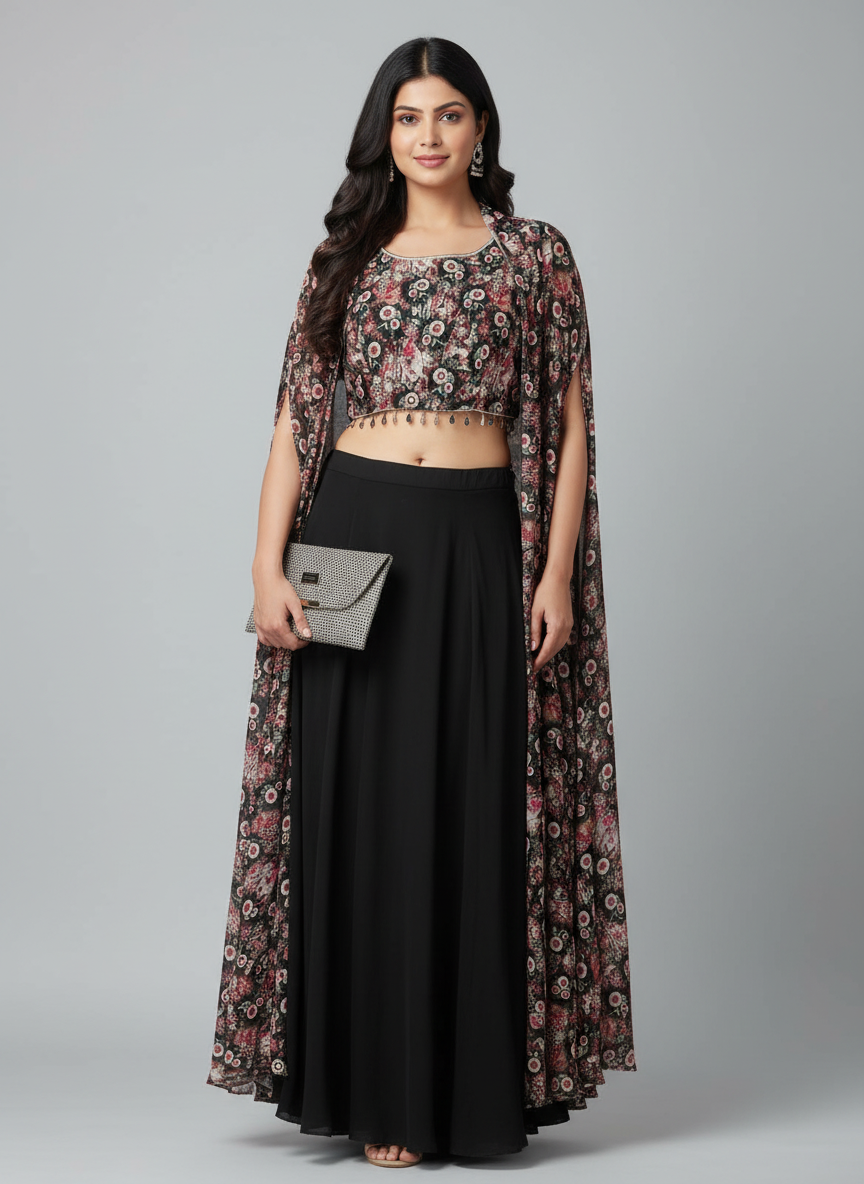 WOMEN ETHNIC CROP TOP