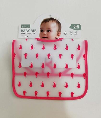 Toddler's Waterproof Bib-Sea Horse